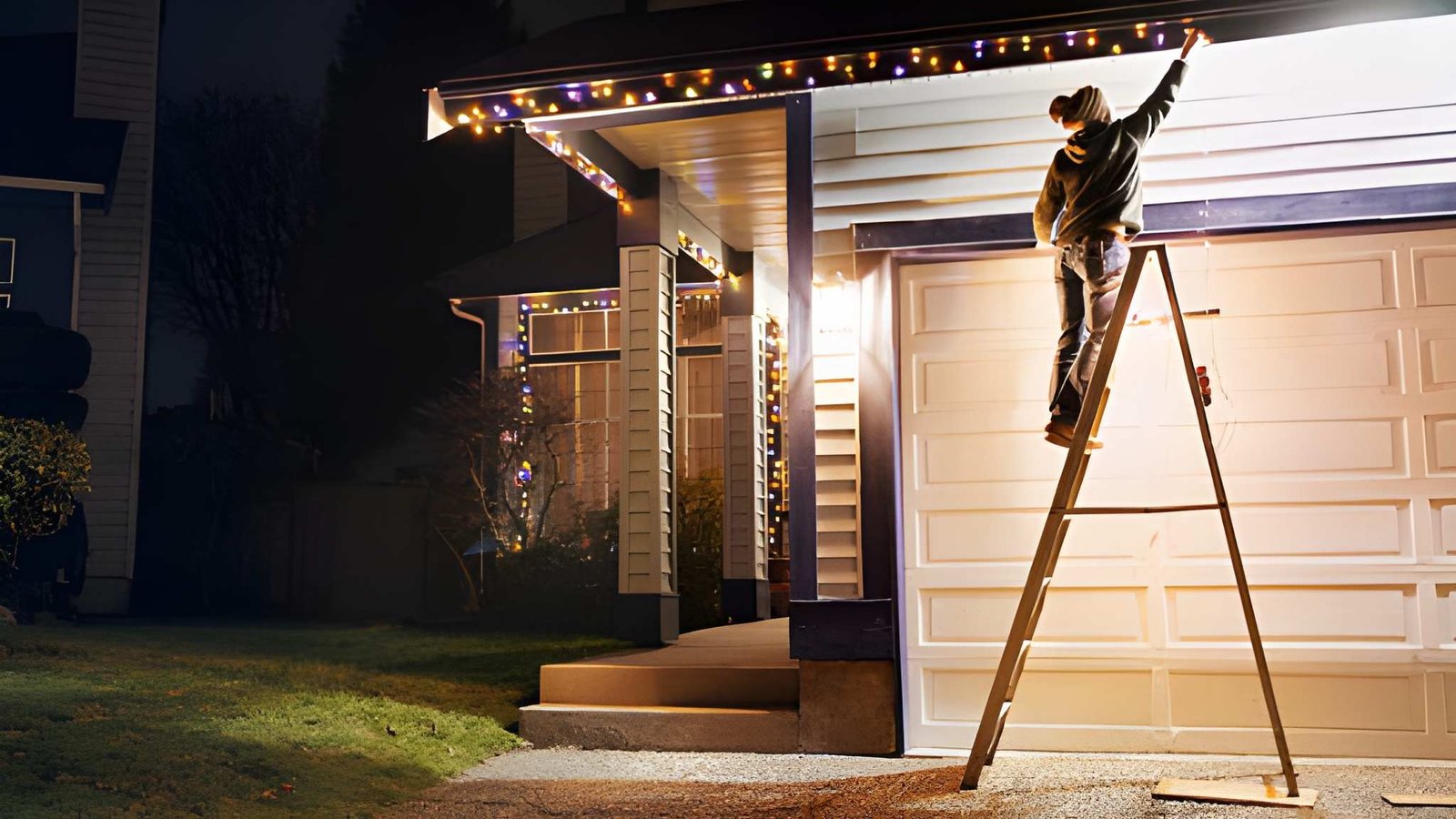 How Professional Christmas Light Installation Saves Time and Stress During the Holidays